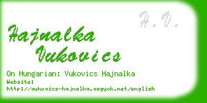 hajnalka vukovics business card